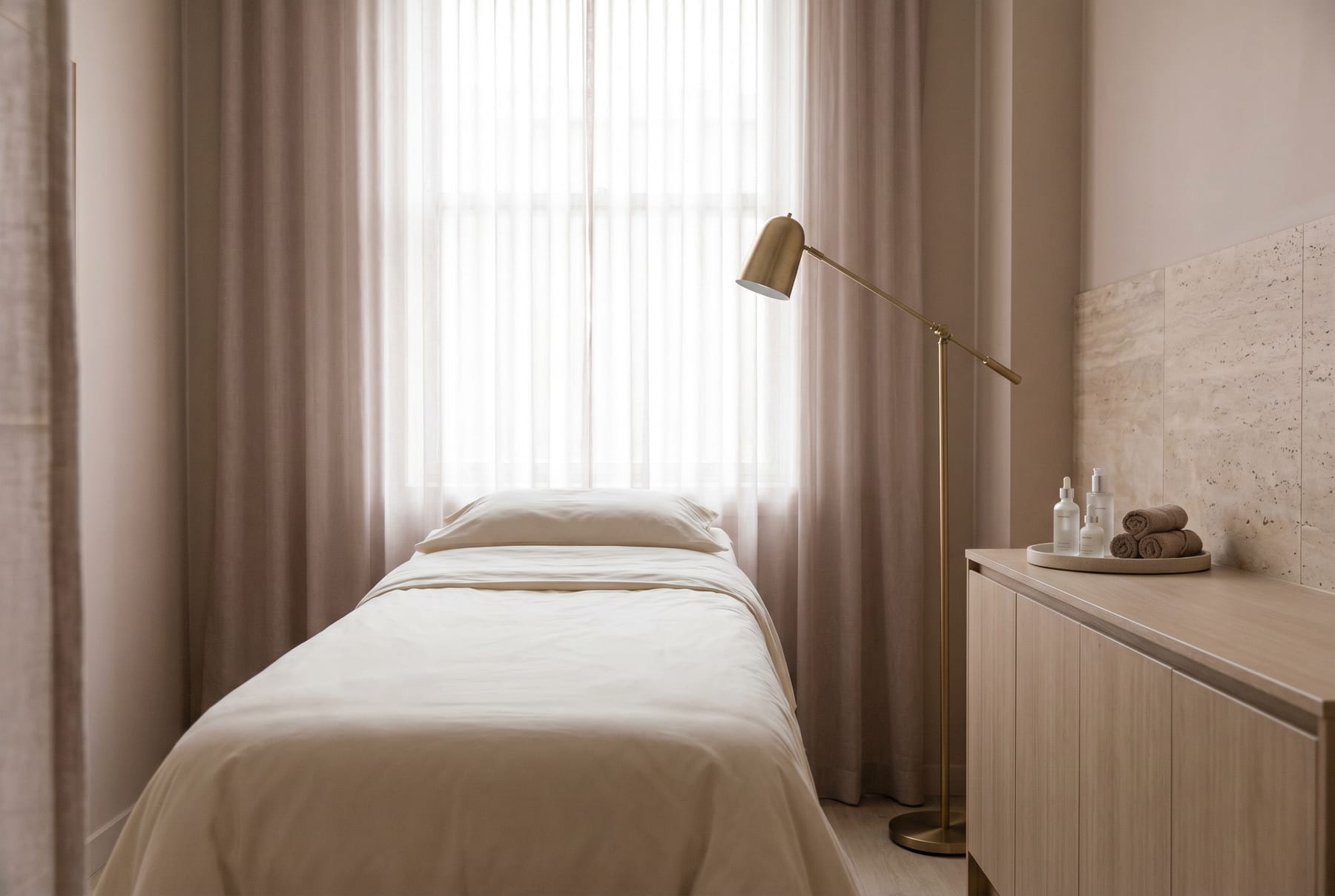 Treatment room at Hello Beauty Studio